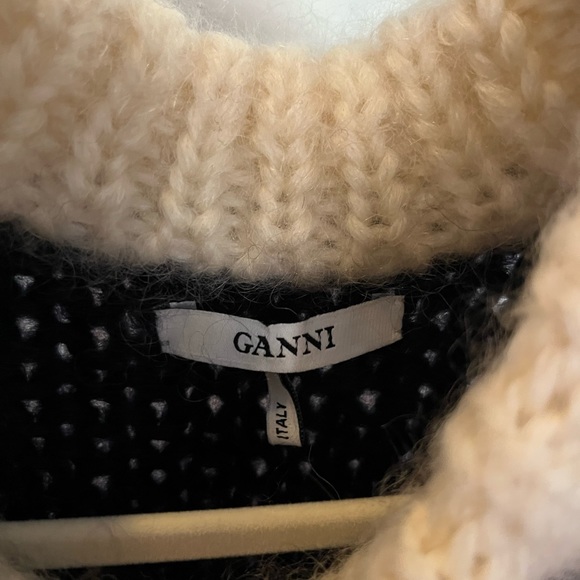 Ganni Julliard striped mohair sweater - Picture 4 of 6